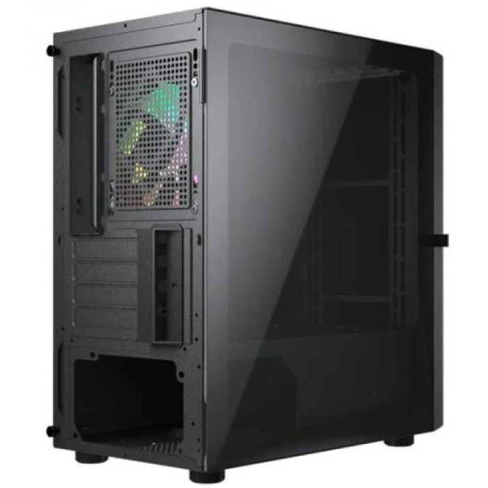 Корпус Cougar Purity RGB Black, без БЖ, Micro ATX / Mini ITX, USB 3.0 x2, USB 2.0 x1, RGB підсвічування, 1x120 ARGB, загартоване скло, 200x392x360 мм