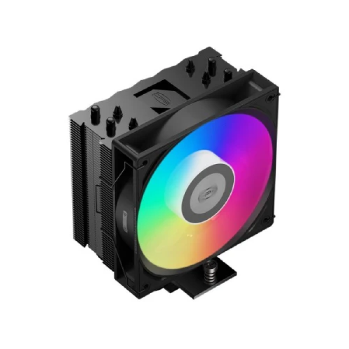 Кулер для процесора PcCooler RT400 ARGB, Black, алюміній/мідь, 1x120 мм ARGB, для Intel 1851/1700/1200/115x, AMD AM5/AM4, висота 148 мм, до 235 Вт (RT400-BKAWXX-GL)