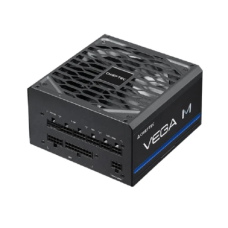 Блок живлення 1000 Вт, Chieftec VEGA M, Black, модульний, 80+ Gold, 135 мм FDB, 3xMolex / 6xSATA / 1x16-pin / 4x6+2-pin / 2x4+4-pin / 1x20+4-pin, захист AFC/OPP/OTP/OVP/SCP/SIP/UVP/OCP, ATX 12V 3.1 (PPG-1000-C)