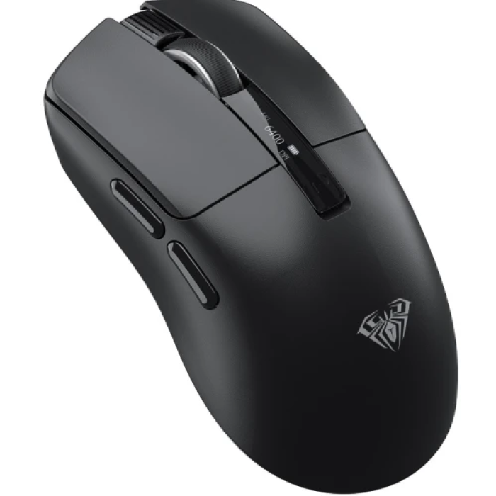 Миша бездротова AULA SC590 Pro, Black, Bluetooth / 2.4GHz USB, оптична (сенсор PixArt PAW 3311), 1200  - 20 000 dpi, 6 кнопок, акумулятор (6978080505613)