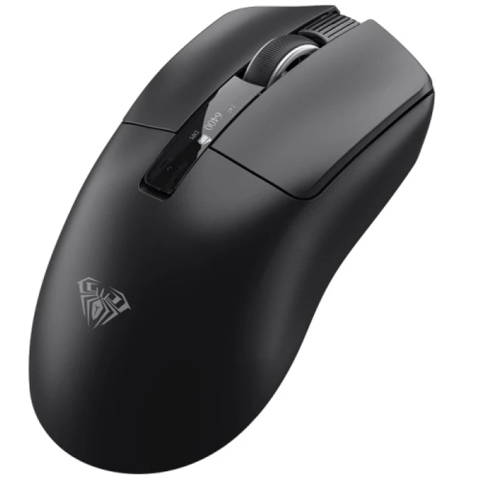 Миша бездротова AULA SC590 Pro, Black, Bluetooth / 2.4GHz USB, оптична (сенсор PixArt PAW 3311), 1200  - 20 000 dpi, 6 кнопок, акумулятор (6978080505613)