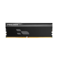 Пам'ять 16Gb DDR5, 5600 MHz, Prologix Onyx, Black, 38-44-44-90, 1.35V, з радіатором (PRO16GB5600YB5)