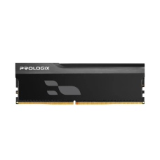 Пам'ять 16Gb DDR5, 5600 MHz, Prologix Onyx, Black, 38-44-44-90, 1.35V, з радіатором (PRO16GB5600YB5)