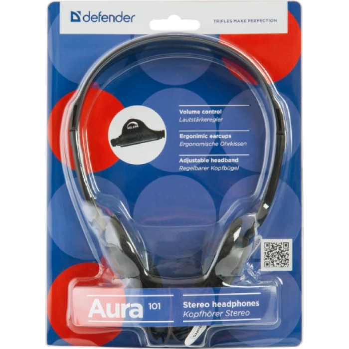 Накладні навушники Defender Aura 101 із кабелем 1,8 м