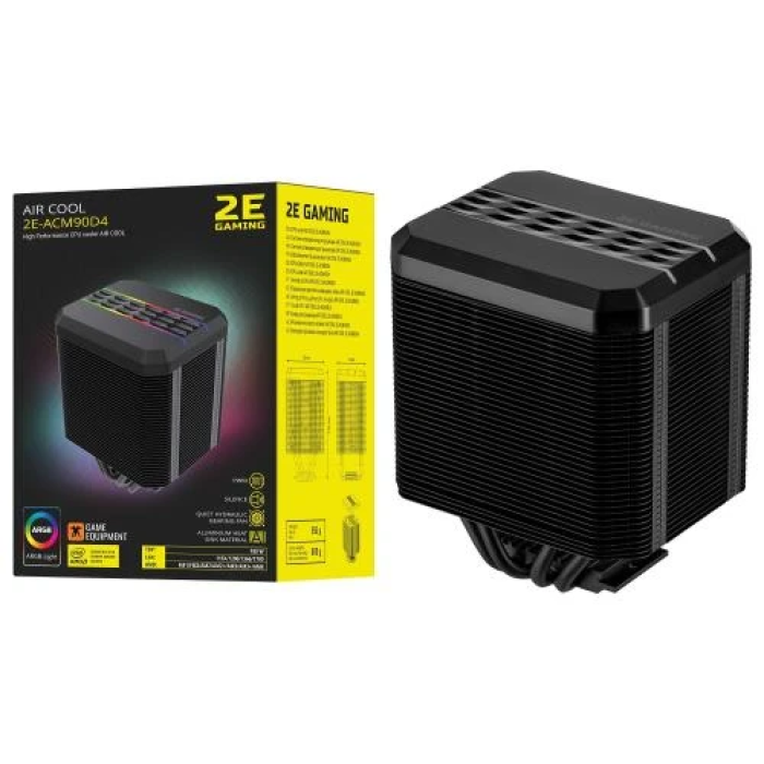 Кулер 2E Gaming Air Cool ACM90D4 для процесора до 180 Вт