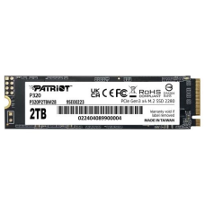 Твердотільний накопичувач SSD 2Tb, Patriot P320, PCI-E 3.0 x4, M.2 2280, 3D TLC, 3000/2200 МБ/с (P320P2TBM28)