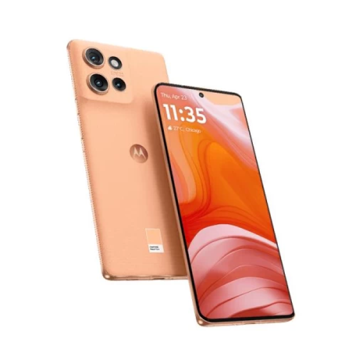 Смартфон Motorola Edge 50, Peach Fuzz, 6.7" (2712x1220, 120 Гц, P-OLED), Qualcomm Snapdragon 7 Gen 1 (8 ядер), Adreno 644, 12Gb, 512Gb, 50/13/10Mp + 32Mp, WiFi 6, Bluetooth 5.1, NFC, Type-C, 5000 mAh, Android 14 (PB2U0011RS)