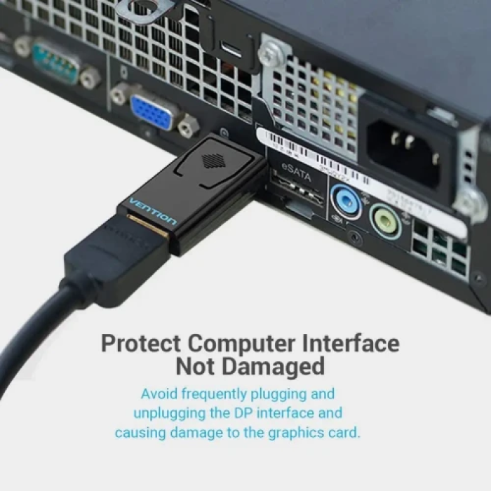 Перехідник DisplayPort на HDMI Vention HBKB0