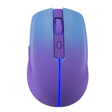 Миша бездротова Defender Mystery MM-301, Purple, Bluetooth 5.2 / USB 2.4GHz, оптична, 800 - 1600 dpi, 10G, 30 IPS, LED підсвічування, 5 кнопок, акумулятор (52301)