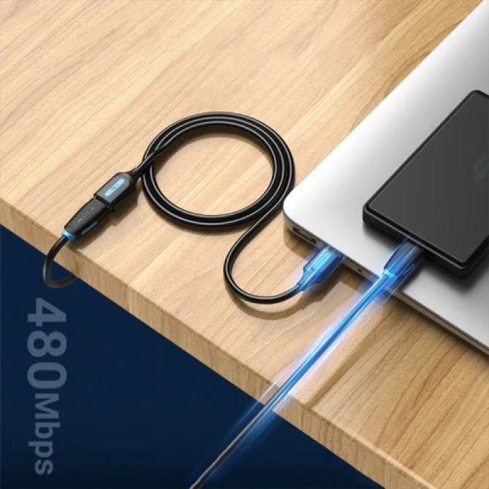 Кабель USB-подовжувач Vention CBIBG 1,5 м для периферії