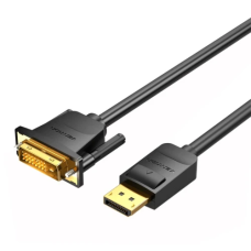 Кабель DisplayPort (M) - DVI-D (M), 2 м, Black, Vention (HAFBH)