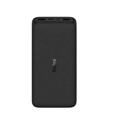 Універсальна мобільна батарея 20000 mAh, Xiaomi Redmi, Black, 18 Вт, 1xType-C/microUSB, 2xUSB, LED індикатор заряду (VXN4304GL)