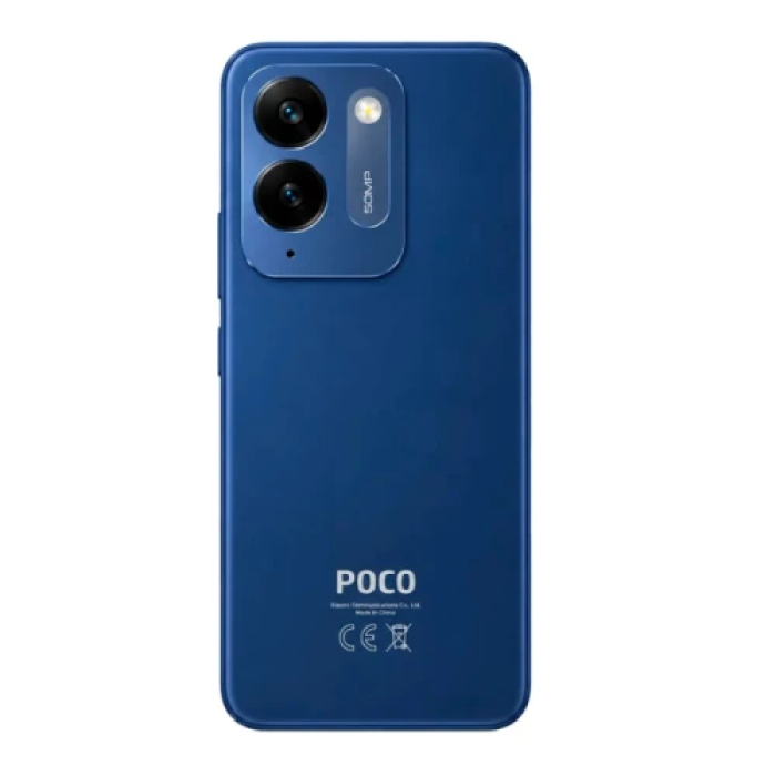 Смартфон Poco C95 Pro Blue, 2 Nano-SIM, 6.9" (1600х720, IPS, 120 Гц), MediaTek Helio G91-Ultra (8 ядер), Mali-G52 MC2, RAM 6GB, ROM 128GB, MicroSD (до 1 ТБ), GPS, Wi-Fi, BT, LTE, 50 Мп + 8 Мп, 7500 mAh, Android 15