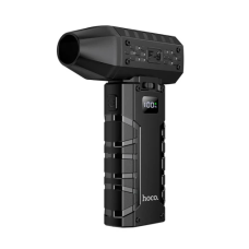 Вентилятор ручний Hoco HX67, Black, 60 Вт, до 80 000 RPM, цифровий LED дисплей, Type-C, акумулятор Li-Ion 3000 mAh