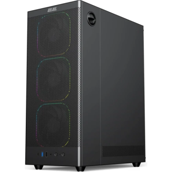 Корпус 2E Iconic V8210B Mid Tower з ARGB-вентиляторами