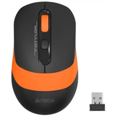 Миша A4Tech Fstyler FG10S 2000dpi Black+Orange, USB, Wireless, безшумна