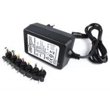 Універсальне зарядне EnerGenie EG-MC-009 24W, 3-12V, 2A, 7 Г-подібних роз'ємів Jack 3,5 мм, Jack 2.5 мм, 3.5 x 1.35 x 10 мм, 5.0 x 2.1 x 10 мм, 5.5 x 2.5 x 10 мм, 2.35 x 0.75 x 10 мм, 4.0 x 1.7 x 10 мм (EG-MC-009)
