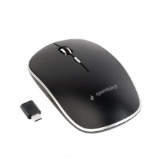 Миша Gembird MUSW-4BSC-01 бездротова, Black, USB Type-C ресивер, dpi:1600, USB, AAx1 шт