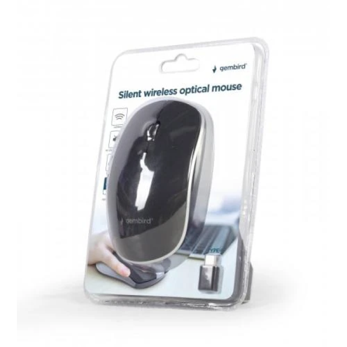 Бездротова оптична миша Gembird MUSW-4BSC-01 з USB Type-C