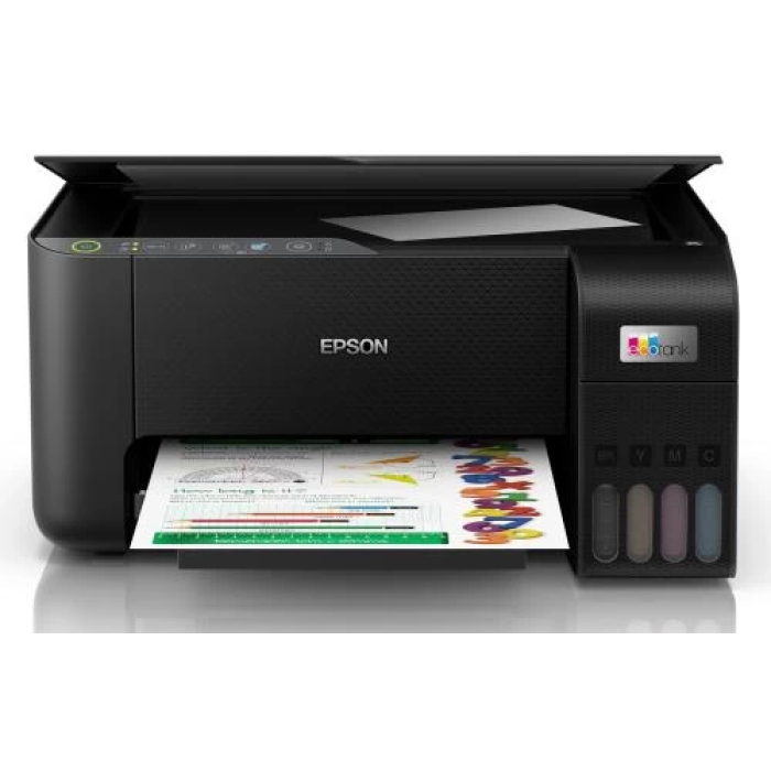 БФП струменевий кольоровий A4 Epson L3251, Black, WiFi, 5760х1440 dpi, до 33/15 стор/хв, USB, вбудоване СБПЧ, чорнило Epson 103 (C11CJ67413)