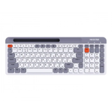 Клавіатура бездротова Maxxter KBW-02G-UA, White/Grey, USB 2.4GHz