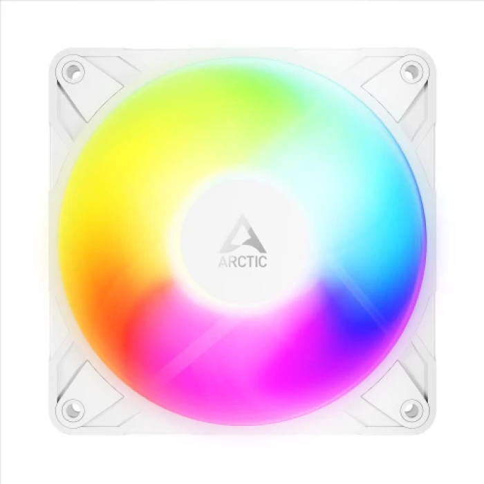 Білий вентилятор Arctic P12 Pro Reverse A-RGB 120 мм