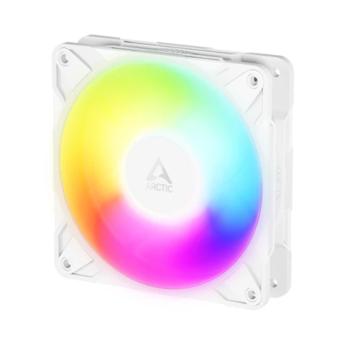 Білий вентилятор Arctic P12 Pro Reverse A-RGB 120 мм