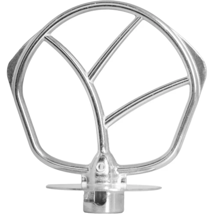 Планетарний міксер Liberton LMS-2902, Inox, 2000W, стаціонарний, чаша з нержавіючої сталі на 5 літрів, 3 насадки, гак для тіста, плоский збивач, вінчик, лопатка з пластику
