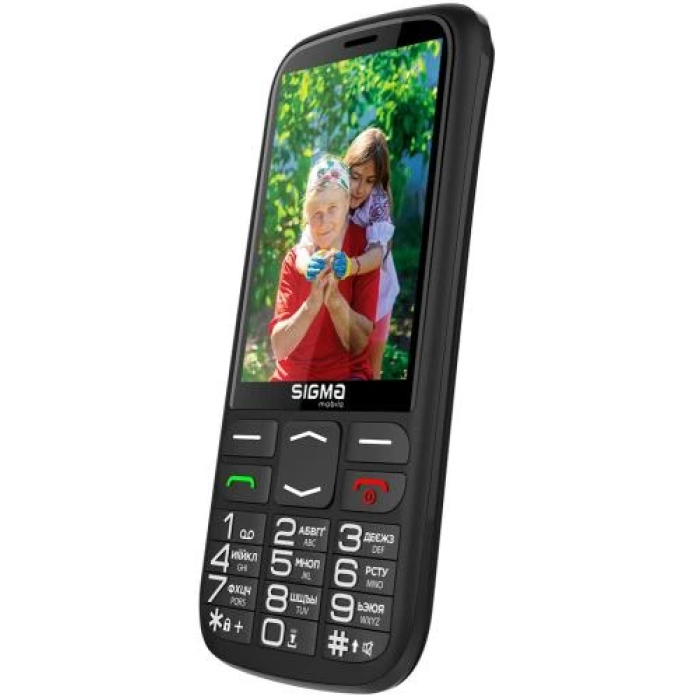 Кнопковий телефон Sigma mobile Comfort 50 Optima Type-C Black