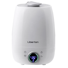 Зволожувач повітря Liberton LAH-5802, White, 25 Вт, ароматизація, зволоження, об`єм резервуару для води 4 л, LED-дисплей, регулювання рівня зволоження, нічний режим, таймер