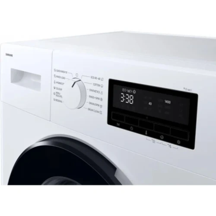 Пральна машина Samsung WW80FG3M05AWLF, White, 8кг, фронтальна, 14 програм, дисплей, Інверторний двигун, 1400 об/хв, клас енергоспоживання A+++, з функцією пари, 85x45.6x60
