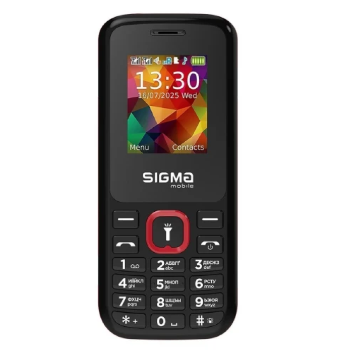 Кнопковий телефон Sigma X-style 171 Mini Black-Red