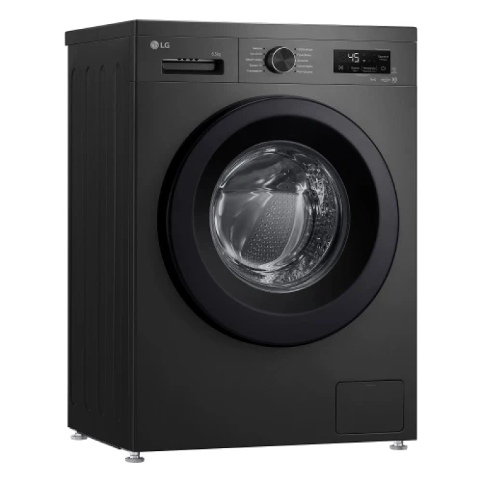 Пральна машина LG F2Y2WS6JE, Anthracite, 6.5кг, фронтальна, 10 програм, швидкість віджиму 1200 об/хв, дисплей, інвертор, клас енергоспоживання B, 85x60x44 см