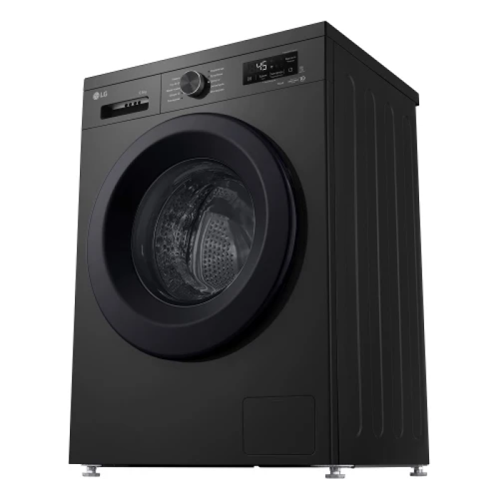 Пральна машина LG F2Y2WS6JE, Anthracite, 6.5кг, фронтальна, 10 програм, швидкість віджиму 1200 об/хв, дисплей, інвертор, клас енергоспоживання B, 85x60x44 см