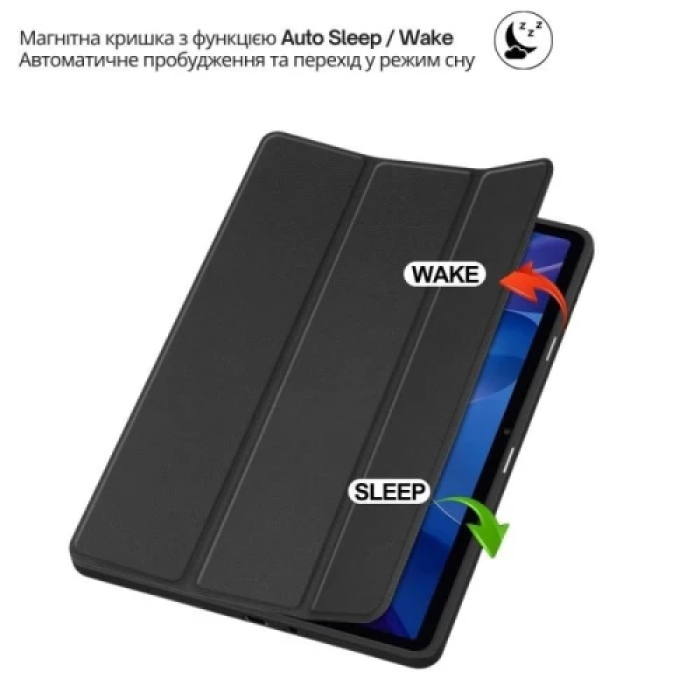Чорний чохол-книжка BeCover для Xiaomi Redmi Pad 2 11.0″