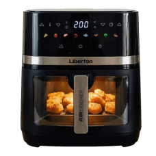 Мультипіч Liberton LAF-3220, Black, 2200W, 8 л, 8 програм, сенсорне керування, таймер, автовідключення, антипригарне покриття чаші, 80-200 ˚C (LAF-3220)