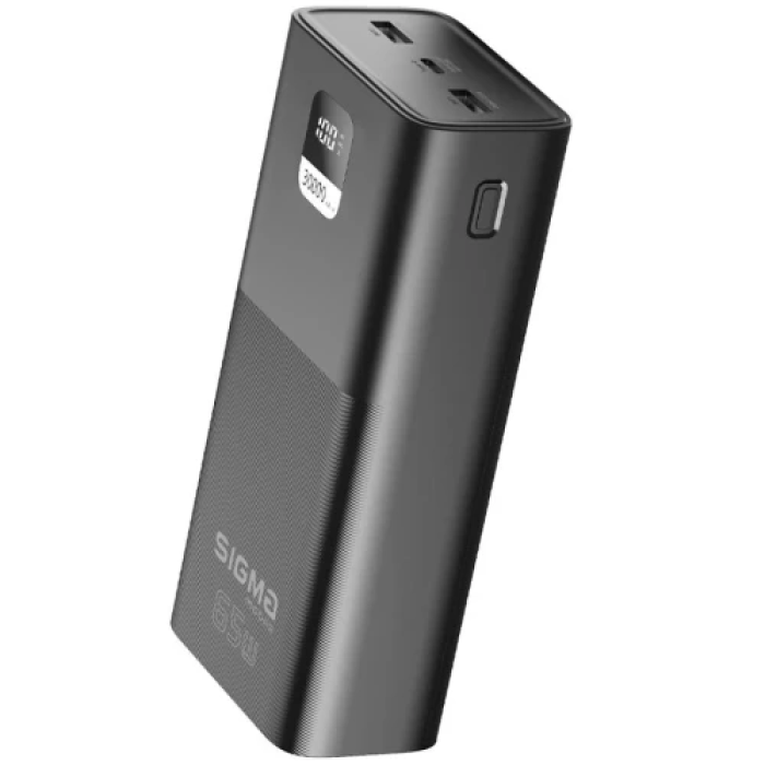 Повербанк Sigma X-Power SI30A6QLX на 30000 мА·год і 65 Вт