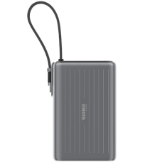 Універсальна мобільна батарея 25000 mAh, Sigma X-power SI25A5QLX, Grey, 100 Вт, Type-C (PD3.0), USB Type-A, цифровий дисплей