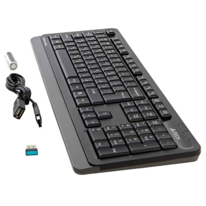Бездротова клавіатура A4Tech FGK10 Fstyler Grey/Black