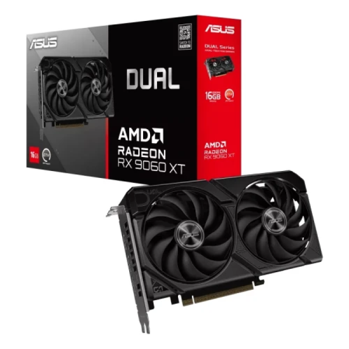 Відеокарта Asus Dual Radeon RX 9060 XT з 16 ГБ GDDR6