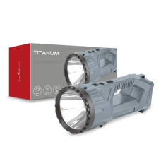 Ліхтар ручний Titanum T23, Grey, 320 Лм, світлодіод LED, до 550 м, вбудований акумулятор Li-ion 3000 mAh, Type-C, IP44 (TLF-T23)