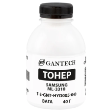 Тонер для Samsung (тонерний порошок) Gantech TSM-HYD005-040 40 г, чорний