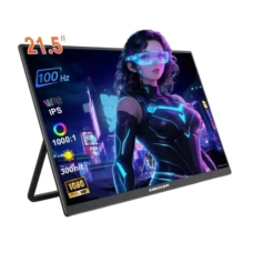 Монітор 21.5" Sibolan S3-215AC, Black, WLED, IPS, 1920x1080, 16:9, 30 мс, 100 Гц, 300 кд/м², 1000:1, 85°/85°, 2xType-C/ mini-HDMI, 2x1W