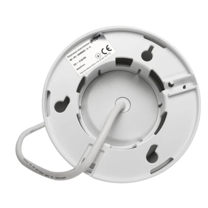 Купольна IP-камера Dahua 2 Мп із мікрофоном та PoE