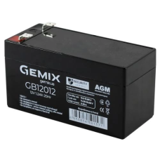 Акумулятор для ДБЖ (акумуляторна батарея) Gemix GB12012 12 В, 1,2 А·год