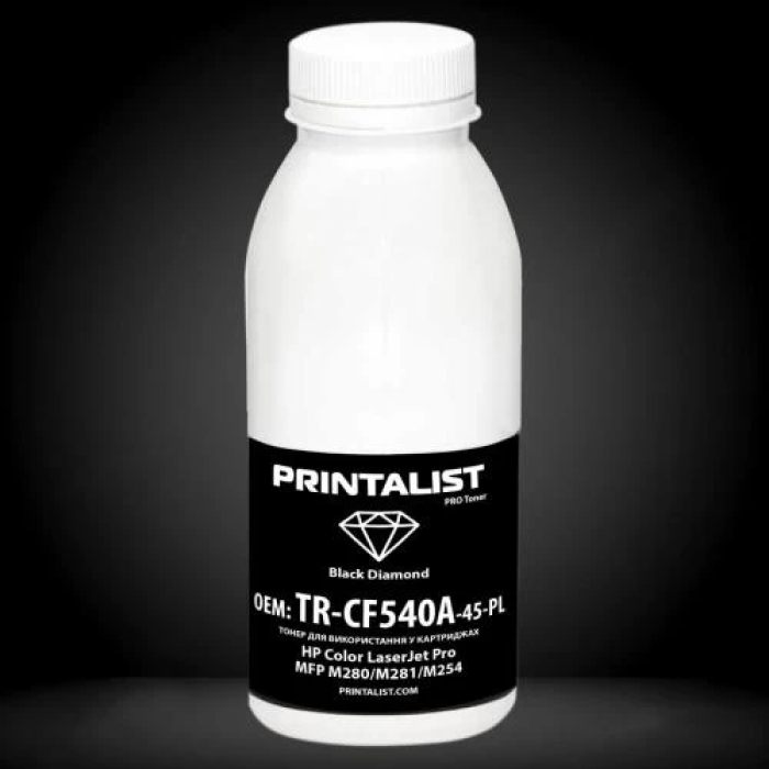 Чорний тонер Printalist для HP CLJ Pro M254, M280 і M281
