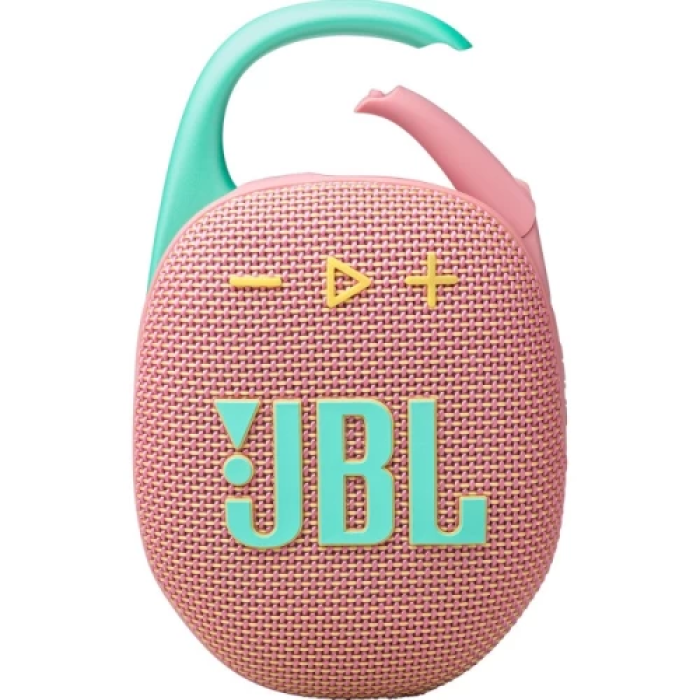 Портативна колонка JBL Clip 5 Pink із захистом IP67