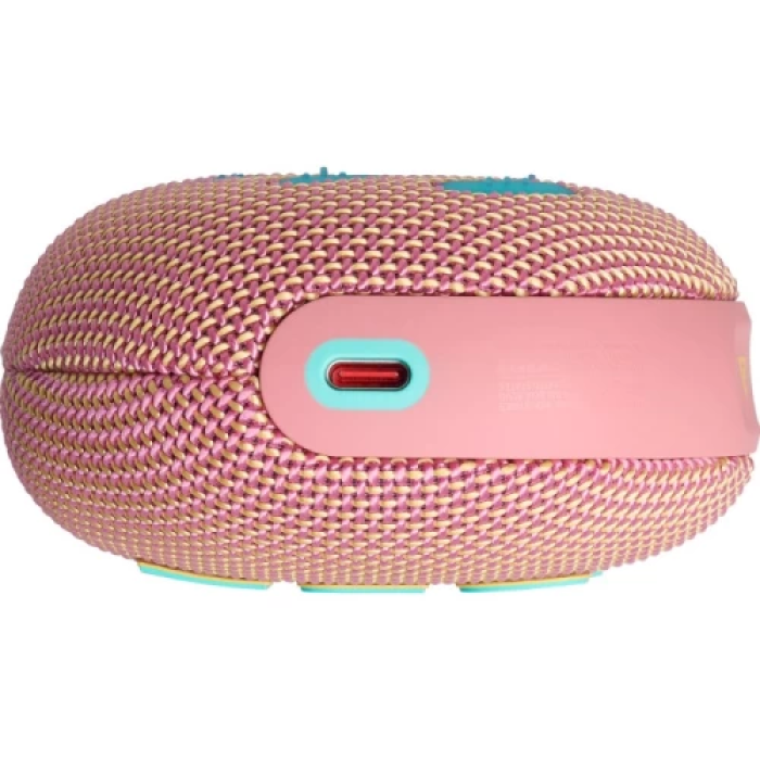 Портативна колонка JBL Clip 5 Pink із захистом IP67