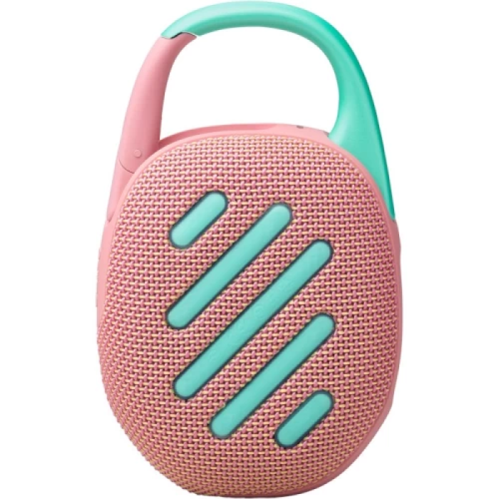 Портативна колонка JBL Clip 5 Pink із захистом IP67