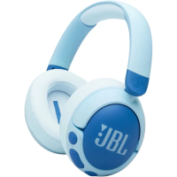 Навушники бездротові JBL JR 470NC, Blue, Bluetooth, мікрофон, акумулятор, дитячі (JBLJR470NCBLU)